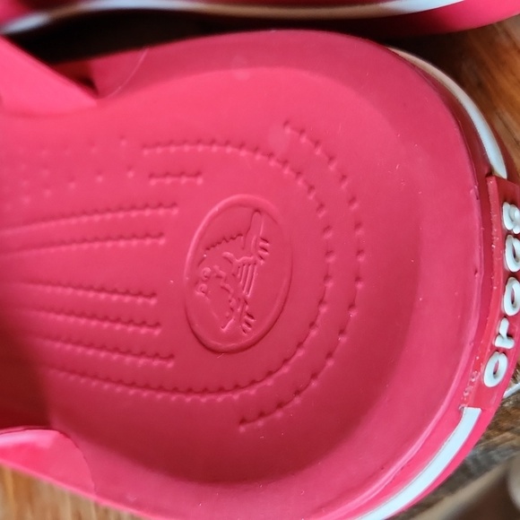 Crocs Crocband Mens Flip Flops Red Shoes Size 12 - Picture 12 of 15